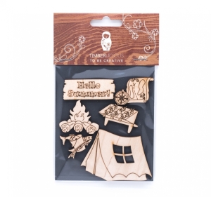 Набор заготовок для декорирования Summer1 фанера 10х14см,