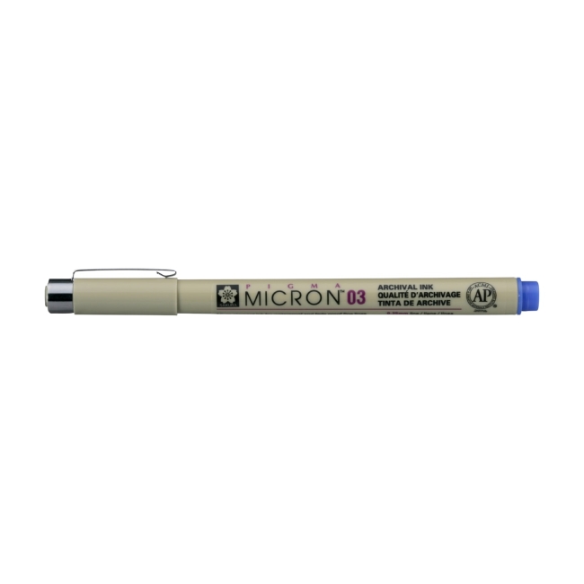 Ручка капиллярная Pigma Micron 0.35мм Синий