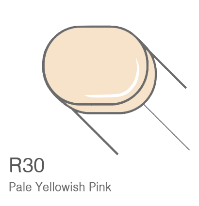 Маркер с кистью Copic Sketch R30 Pale Yellowish Pink / Бледный Желтоватый Розовый поштучно купить в официальном магазине Копик Клаб ArtCraft.Space с доставкой по всему миру