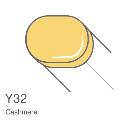 Маркер с кистью Copic Sketch Y32 Cashmere / Кашемир поштучно купить в официальном магазине Копик Клаб ArtCraft.Space с доставкой по всему миру