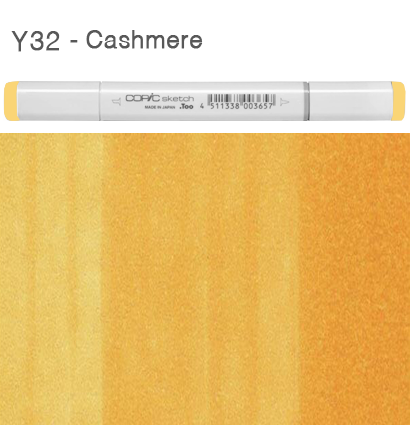 Маркер с кистью Copic Sketch Y32 Cashmere / Кашемир поштучно купить в официальном магазине Копик Клаб ArtCraft.Space с доставкой по всему миру