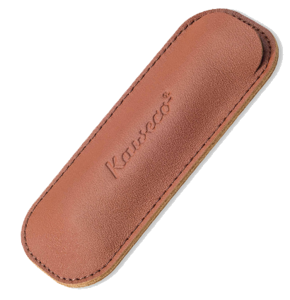 Чехол KAWECO ECO для 2 ручек Sport кожаный коричневый,