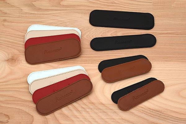 Чехол KAWECO ECO для 2 ручек Sport кожаный коричневый,