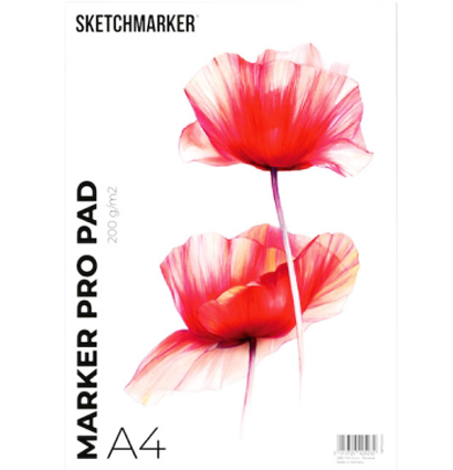 Альбом для маркеров Sketchmarker Illustration Pro А4 / 30 листов / 200 гм купить в магазине ArtCraft.Space с доставкой по всему миру