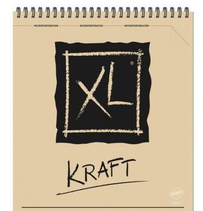 Альбом Canson XL Kraft с коричневой бумагой для графики А4 / 60 листов / 90 гм купить в фирменном художественном магазине ArtCraft.Space с доставкой по РФ и СНГ