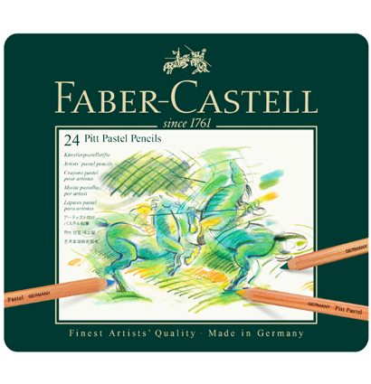 Пастельные карандаши Faber-Castell Pitt Pastel Pencils в наборе 24 цвета в пенале купить в магазине товаров для рисования ArtCraft.Space с доставкой по РФ и СНГ Пастельные карандаши Faber-Castell Pitt Pastel Pencils в наборе 24 цвета в пенале купить в магазине товаров для рисования ArtCraft.Space с доставкой по РФ и СНГ