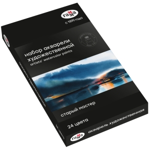 Акварель художественная Гамма "Старый Мастер", 24цв., туба 9мл, картон. упаковка Акварель художественная Гамма "Старый Мастер", 24цв., туба 9мл, картон. упаковка