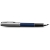 Ручка перьевая Parker "Sonnet Sand Blasted Metal&Blue Lacquer" черная, 0,8мм, подар. уп.