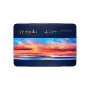 Набор цветных карандашей Finenolo 48 цветов в металлическом пенале