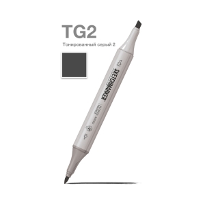 Маркер SKETCHMARKER двухсторонний на спирт.основе цв.TG2 Тонированный серый 2 Маркер SKETCHMARKER двухсторонний на спирт.основе цв.TG2 Тонированный серый 2