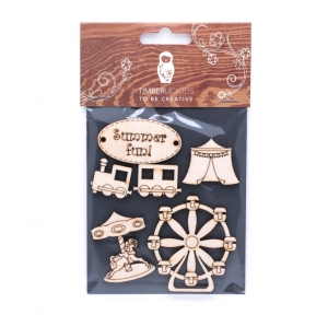 Набор заготовок для декорирования Summer2 фанера 10х14см,