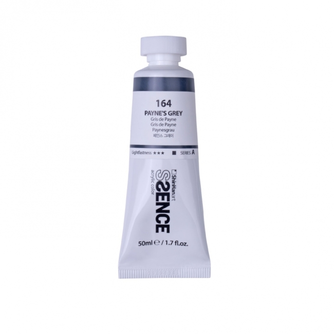 Краска акриловая ShinHan Ssence туба 50мл №164 Серый Пейна Краска акриловая ShinHan Ssence туба 50мл №164 Серый Пейна