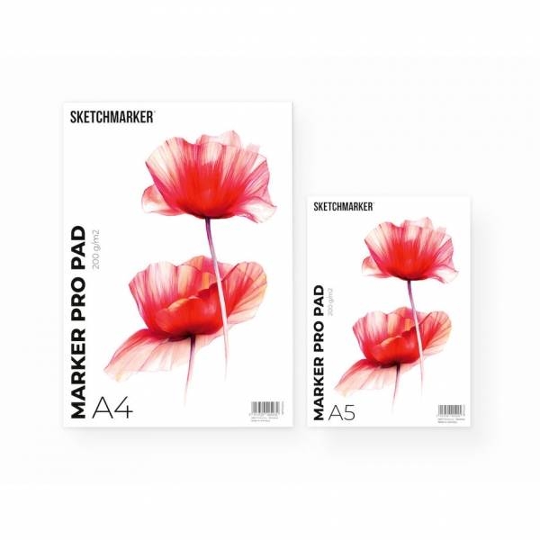 Альбом для маркеров Sketchmarker Illustration Pro А5 / 30 листов / 200 гм купить в магазине ArtCraft.Space с доставкой по всему миру