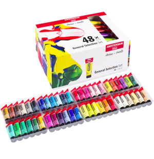 Набор акриловых красок Amsterdam Standart 48цв*20мл NEW,