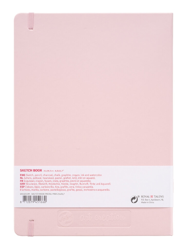 Скетчбук Art Creation Sketchbook Royal Talens розовый А4 / 80 листов / 140 гм купить в художественном магазине ArtCraft.Space с доставкой по всему миру