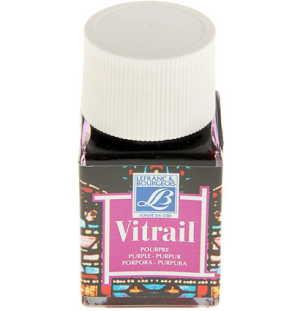 Краска по стеклу VITRAIL банка 50мл №350 Пурпурный,
