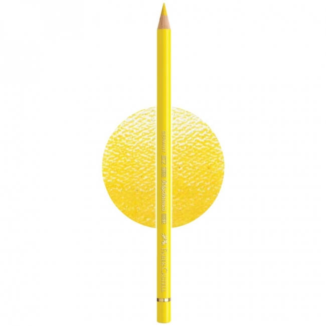 Карандаш художественный Faber-Castell "Polychromos", цвет 106 светло-желтый хром Карандаш художественный Faber-Castell "Polychromos", цвет 106 светло-желтый хром