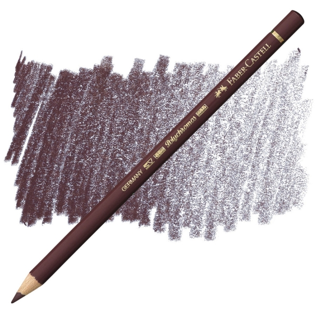 Карандаш художественный Faber-Castell "Polychromos", цвет 263 коричнево-фиолетовый
