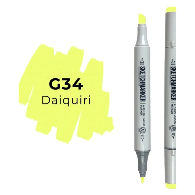 Маркер SKETCHMARKER двухсторонний на спирт.основе цв.G34 Дайкири