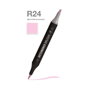Маркер SKETCHMARKER Brush двухсторонний на спирт.основе цв.R24 Детский розовый Маркер SKETCHMARKER Brush двухсторонний на спирт.основе цв.R24 Детский розовый