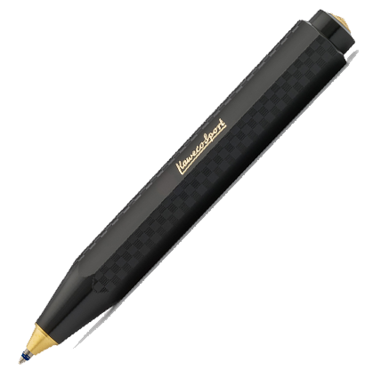 Ручка шариковая KAWECO CLASSIC Sport Chess 1.0мм черный корпус с шахматным узором,