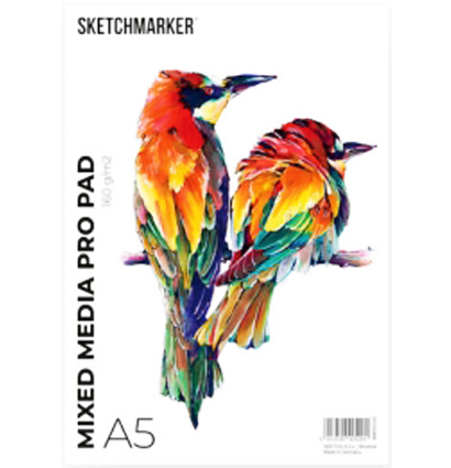 Альбом для смешанных техник Sketchmarker Mixed Media Pro А5 / 30 листов / 160 гм купить в магазине ArtCraft.Space с доставкой по всему миру