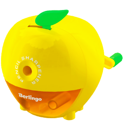 Точилка механическая Berlingo Apple пластиковая настольная в форме яблока купить в художественном магазине ArtCraft.Space с доставкой по РФ и СНГ Точилка механическая Berlingo Apple пластиковая настольная в форме яблока купить в художественном магазине ArtCraft.Space с доставкой по РФ и СНГ