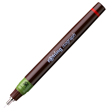 Изограф чертежный Rotring 0.3 мм пластиковый корпус купить в магазине Альберт Мольберт с доставкой