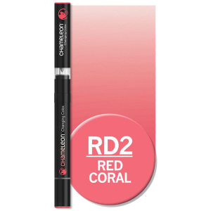 Маркер Chameleon кораллово-красный RD2