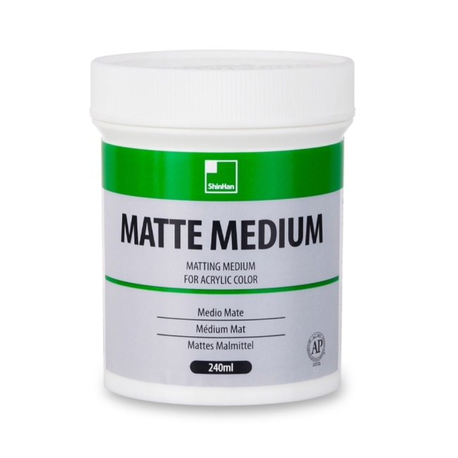Медиум для акрила Shinhan Professional матовый 250мл банка