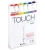 Набор спиртовых маркеров Touch Brush 6 "Основные цвета" с двумя наконечниками в кейсе купить в художественном магазине ArtCraft.Space с доставкой по РФ и СНГ