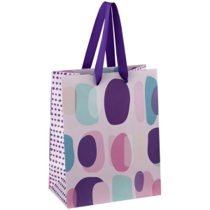 Пакет подарочный 18*23*10см MESHU "Spots bright", матовая ламинация