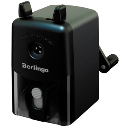 Точилка механическая Berlingo 2 в 1 с пластиковым корпусом купить в художественном магазине ArtCraft.Space с доставкой по РФ и СНГ