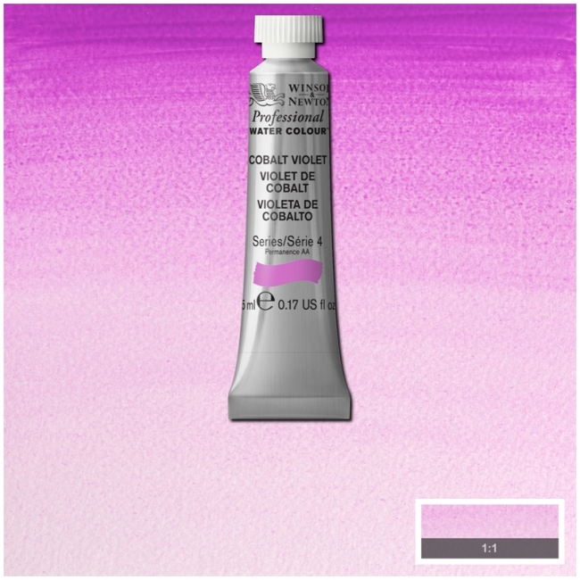 Акварель художественная, 5 мл, фиолетовый кобальт