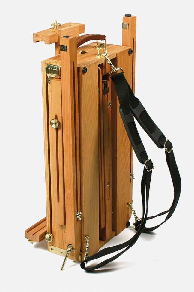 Этюдник полевой легкий с выдвижными ножками (60*35*18 см.), бук