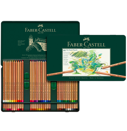 Пастельные карандаши Faber-Castell Pitt Pastel Pencils в наборе 60 цветов в пенале купить в магазине товаров для рисования ArtCraft.Space с доставкой по РФ и СНГ Пастельные карандаши Faber-Castell Pitt Pastel Pencils в наборе 60 цветов в пенале купить в магазине товаров для рисования ArtCraft.Space с доставкой по РФ и СНГ