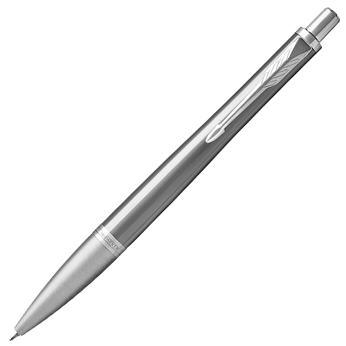 Ручка шариковая Parker Urban Premium Silvered Powder CT 1 мм синие чернила, подарочная упаковка купить в магазине ArtCraft.Space