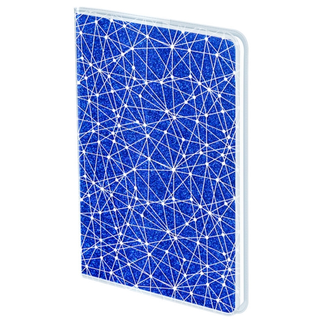 Записная книжка B6, 80л., ПВХ+глиттер, Greenwich Line "Modern"