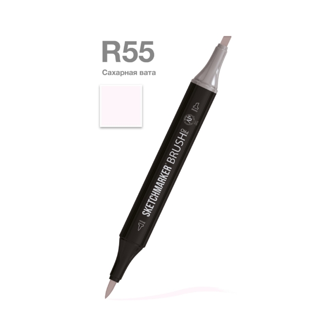 Маркер SKETCHMARKER Brush двухсторонний на спирт.основе цв.R55 Сахарная вата