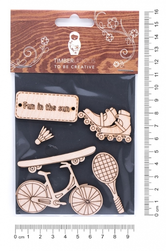 Набор заготовок для декорирования Summer5 фанера 10х14см,