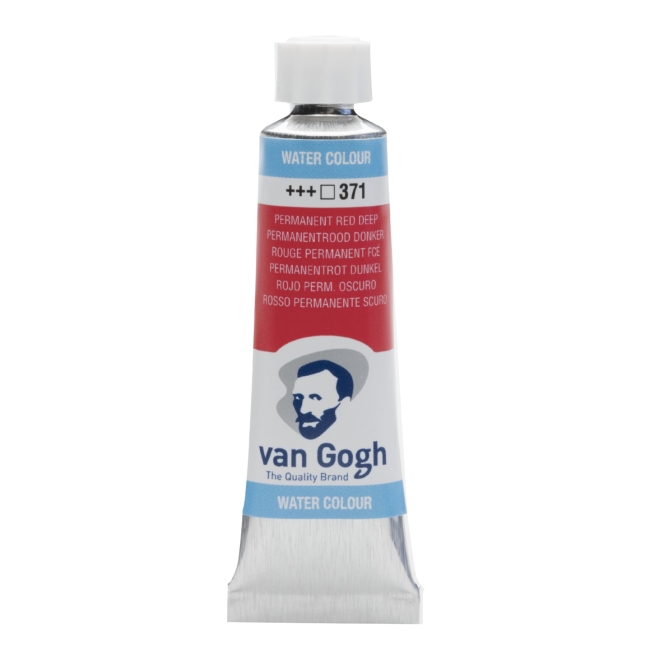 Краска акварельная Van Gogh туба 10мл №371 Красный насыщенный устойчивый