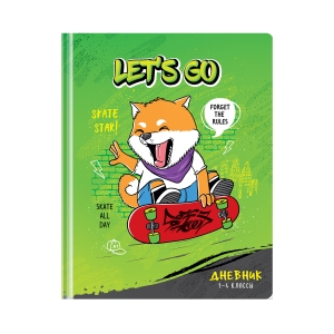 Дневник 1-4 кл. 48л. (твердый) ArtSpace "Скейтбордист", матовая ламинация, выборочный УФ-лак Дневник 1-4 кл. 48л. (твердый) ArtSpace "Скейтбордист", матовая ламинация, выборочный УФ-лак