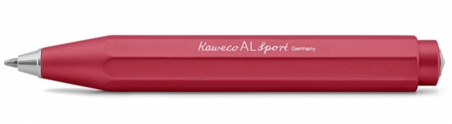 Ручка шариковая KAWECO AL Sport 1.0мм корпус красный,
