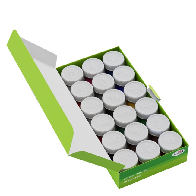 Гуашь Гамма "Пчелка" набор красок 18 цветов в банках 20 мл купить в художественном магазине ArtCraft.Space с доставкой по всему миру Гуашь Гамма "Пчелка" набор красок 18 цветов в банках 20 мл купить в художественном магазине ArtCraft.Space с доставкой по всему миру