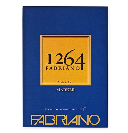 Альбом для графики 1264 MARKER 70г/м.кв 21х29,7 100л склейка по короткой стороне