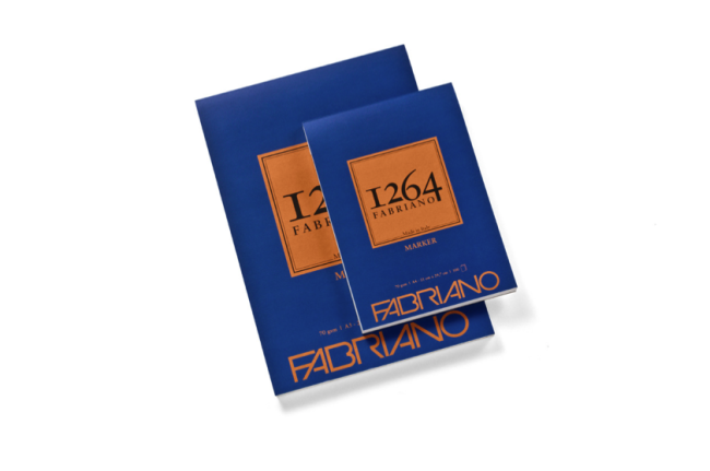 Альбом для графики 1264 MARKER 70г/м.кв 21х29,7 100л склейка по короткой стороне