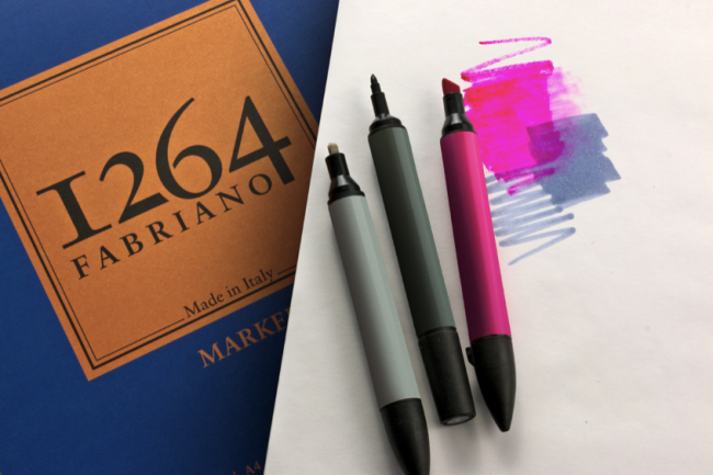 Альбом для графики 1264 MARKER 70г/м.кв 21х29,7 100л склейка по короткой стороне