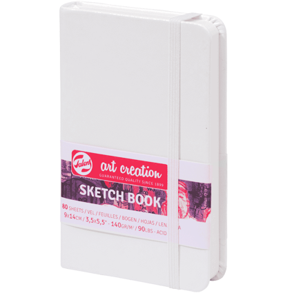 Скетчбук белый для зарисовок Art Creation Sketchbook Royal Talens с резинкой А6 / 80 листов / 140 гм купить в художественном магазине ArtCraft.Space с доставкой по РФ и СНГ