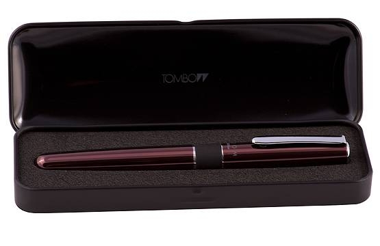 Роллер Tombow Havanna черный (коричневый корпус) подарочная упаковка ПОД ЗАКАЗ,