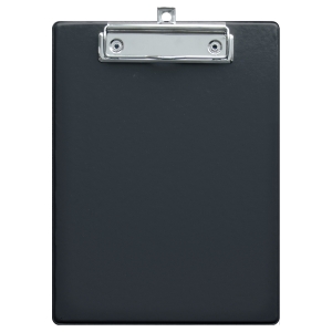 Планшет с зажимом OfficeSpace А5, ПВХ, черный